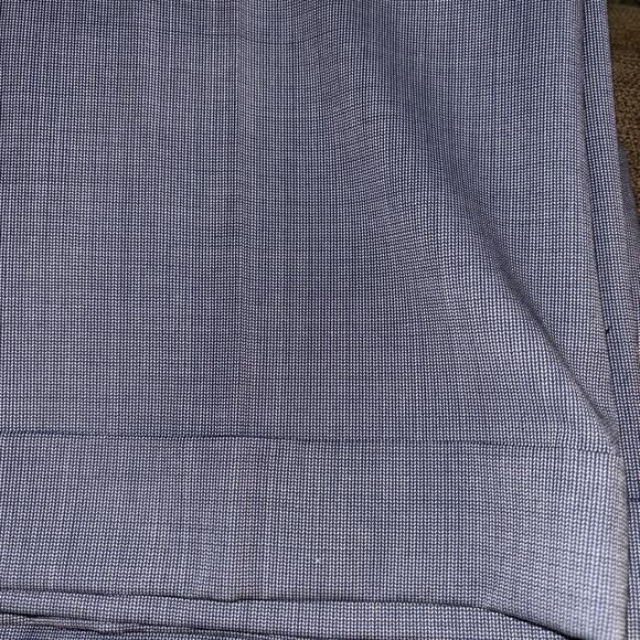 Banana Republic Ryan Fit Gray 12 Chambray Dress Work Pants Cuffed Wool Blend - Picture 7 of 8